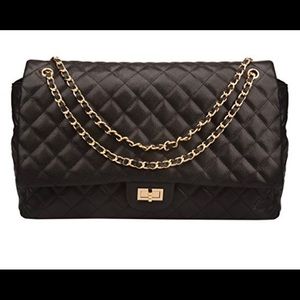 Ainifeel XXL Oversize Quilted Flap Bag